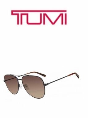 NEW TUMI Black Aviator Sunglasses